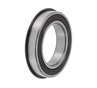 X AUTOHAUX 6010NR2RS Rodamientos De Bolas De Ranura Profunda 1.97"x3.15"x0.63" P6 Doble Sello De Goma Rodamientos Lubricados 1 Pc Coche Scooter Patineta Rueda Universal Negro
