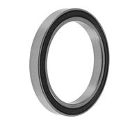 X AUTOHAUX 6813DD Rodamientos De Bolas De Ranura Profunda 2.56"x3.35"x0.39" P4 Doble Sello De Goma Rodamientos Lubricados Para Coche Scooter Patineta Rueda Universal Tono Plateado Negro