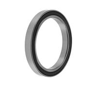 X AUTOHAUX 6813VV Rodamientos De Bolas De Ranura Profunda 2.56"x3.35"x0.39" P4 Doble Sello De Goma Rodamientos Lubricados Para Coche Scooter Patineta Rueda Universal Tono Plateado Negro