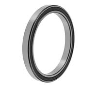 X AUTOHAUX 6820VV Rodamientos De Bolas De Ranura Profunda 3.94"x4.92"x0.51" P5 Doble Sello De Goma Lubricado 1 Pc Universal Para Ruedas De Coche Scooter Patineta Tono Plateado Negro