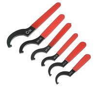 X AUTOHAUX 6pcs bobina sobre llave llave de choque universal ajustable C forma llaves herramienta