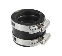 X AUTOHAUX Adaptador de carburador negro de 35 mm de diámetro interior, interfaz de tubo de admisión, 1 unidad