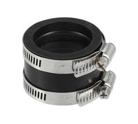 X AUTOHAUX Adaptador de carburador negro de 40 mm de diámetro interior, manguito de interfaz de tubo de admisión - 1 unidad