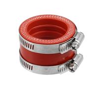 X AUTOHAUX Adaptador de carburador rojo de 40 mm ID interfaz de arranque de tubo de admisión - 1 unidad