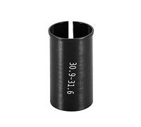 X AUTOHAUX Adaptador Reductor para Poste Sillín Negro 1pc Aleación Aluminio