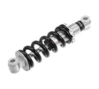 X AUTOHAUX Amortiguador trasero de 180 mm, amortiguador trasero de 750 libras para scooter de gas, bicicleta eléctrica, Dirt Bike de 47 cc, 49 cc, cuatrimoto, mini bicicleta de bolsillo, tono plateado