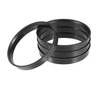 X AUTOHAUX Anillos Centrados De Cubo Negro 4uds Universal 70,1mm A 66,1mm