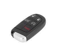 X AUTOHAUX Carcasa De Llave para Jeep Grand Cherokee 2014-2018 1pc | Negro, Plástico, 7x3.5x1.5cm, M3N-40821302, Para Jeep Compass 17-18, Para Dodge Charger 11-18, Para Chrysler 300 11-18