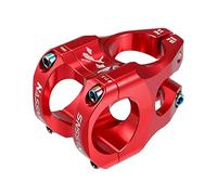X AUTOHAUX Casquillo manillar de aleación de aluminio CNC 35 mm para bicicletas de carretera y Mountain Bike - Accesorios para ciclismo rojo para tubo de dirección 1-1/8