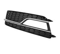 X AUTOHAUX Coche Delantero Parachoque Izquierdo Lado Niebla Luz Rejilla Lámpara Cubierta 8T0807681M