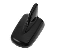 X AUTOHAUX Coche Tiburón Aleta Forma Antena Techo Antena Cubierta Negro brillante
