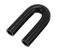 X AUTOHAUX Codo De Silicone En Forma De U De 180 Grados 19mm 3/4" ID Manguera De Refrigerante Universal Azul Para Automóvil Tubo De Goma Reforzado De 4 Capas Manguitos De Admisión