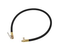 X AUTOHAUX Copper Nylon 60cm 24" Tire Valve Connect Pipe Air Chuck Inflator Compressor Pump Extension Hose for Car Motorbike Bike Quick Connect Release