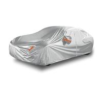 X AUTOHAUX Funda Completa para Coche de 16 pies, Impermeable, a Prueba de Polvo, protección Solar y Calor 190T
