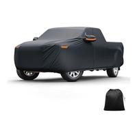 X AUTOHAUX Funda de Aluminio para Coche Ford Ranger con Cremallera | Protección impermeable para exteriores, sol, lluvia, nieve, granizo, cremallera para puerta lateral izquierda