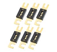 X AUTOHAUX Fusible Anl Universal 275A 6Uds Para Coche Audio | Material Plástico Y Metal, Tamaño 8X1.9X0.8 Cm, Tamaño Del Pin 6.2 Cm, Voltaje 32V, Para Inversores Y Alta Corriente