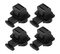 X AUTOHAUX Juego de 4 clips para cojín de asiento trasero para Honda Accord, color negro