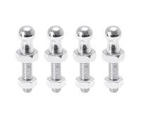 X AUTOHAUX Juego de 4 pernos de bola de gas de 10 mm M6 x 20 mm para amortiguadores de gas