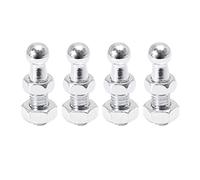 X AUTOHAUX Juego de 4 pernos de bola de gas de 10 mm M8 x 15 mm para amortiguadores de gas