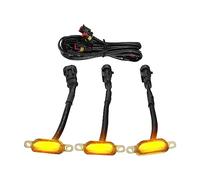 X AUTOHAUX Parrilla LED Luz Frontal Parrilla Luces para Ford F150 Ámbar Luz Negro