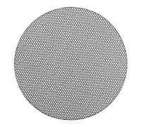 X AUTOHAUX Parrillas universales de 8.9 cm para altavoz de audio y subwoofer, rejilla de 100 x 6,5 mm sin marco, color negro, paquete de 1