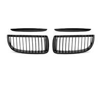 X AUTOHAUX Rejilla frontal negra brillante para BMW 325i E90 05-08 | Parachoques delantero superior del capó, izquierdo, derecho, listón de señal, par, para BMW 325i E90 2005-2008