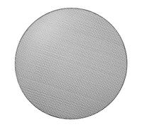 X AUTOHAUX Rejilla universal para altavoces de 5.5 pulgadas para subwoofer de audio, rejilla de 142 x 6.5 mm sin marco, color negro, paquete de 1
