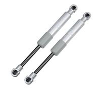 X AUTOHAUX Resorte de Gas Amortiguador Puerta Cocina 2uds 8 Pulgadas 380N/84Lbs Universal Coche Gasolina Puntales Amortiguadores Plateado Tono