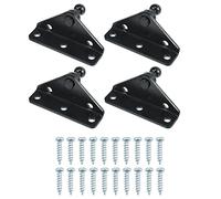X AUTOHAUX Soporte Montaje Resorte Gas 4 Pcs 10Mm Negro Para Coches