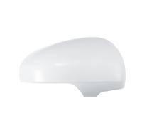 X AUTOHAUX Tapa de repuesto para espejo retrovisor derecho de coche, color blanco, para Toyota Reiz Prius 2010 2011 2012, cubierta protectora de espejo para decoración exterior