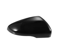 X AUTOHAUX Tapa de repuesto para espejo retrovisor derecho de coche, color negro brillante para Volkswagen Golf MK6 Touran, cubierta protectora de espejo exterior