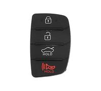 X AUTOHAUX Teclado De Repuesto para Control Remoto 4 Botones 1pc