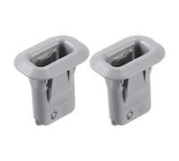 X AUTOHAUX Trasero Asiento Cojín Clips Juego para para Mercedes-Benz - 2uds Gris