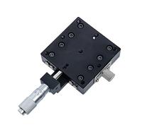 X Axis 90 * 90mm Trimming Station Manual Displacement Platform Linear Stage Sliding Table Guide LX90-C LX90-L LX90-R Cross Rail(LX90-L)