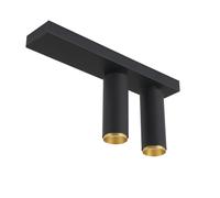 X-Beam Doble Foco Negro/Dorado