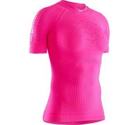 X-Bionic Effektor 4.0 Run Shirt Short Sleeve Shirt, Hombre, Neon Flamingo/Namib Red, XL