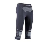 X-Bionic Energizer 4.0 Pants 3/4 Wmn, Capa de Base Pantalones Funcionales, Mujer, Opal Black/Arctic White, XL