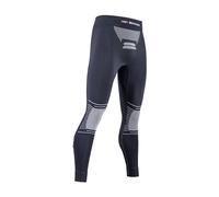 X-Bionic Energizer 4.0 Pants Men, Capa de Base Pantalones Funcionales, Hombre, Opal Black/Arctic White, L
