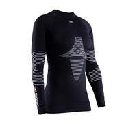 X-Bionic Energizer 4.0 Shirt Lg Sl Wmn, Camiseta, Mujer, Opal Black/Arctic White, M