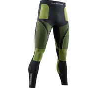 X-Bionic Energy Accumulator 4.0 Pants Men Capa De Base Pantalones Funcionales, Hombre, Charcoal/Yellow, XL