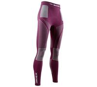 X-Bionic Energy Accumulator 4.0 Pants Women Capa De Base Pantalones Funcionales, Mujer, Plum/Pearl Grey, M