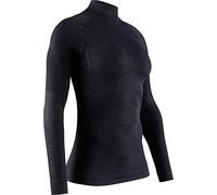 X-Bionic Energy Accumulator 4.0 Shirt Turtle Neck Long Sleeves Women Capa De Base Camiseta Funcional, Mujer, Black, L
