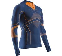 X-BIONIC Energy Accumulator Light Shirt Ls 1/2 Zip M - Hombre - Azul / Narnaja - talla M- modelo 2025