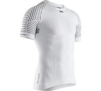 X-Bionic Invent 4.0 Camisa Ligera para Hombre - Ropa Deportiva óptima para Correr, Montar en Bicicleta y Hacer Senderismo, tecnología de enfriamiento y Calentamiento - Blanco/Gris, XL
