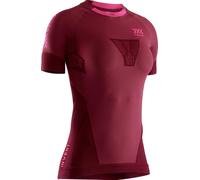 X-Bionic Invent 4.0 Camiseta de Running Speed para Hombre, Alta Tecnología con Control Climático para Corredores Ambiciosos, Mayor Confort y Regulación de la Temperatura - Rojo/Flamingo, XS