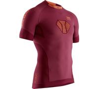 X-Bionic Invent 4.0 Camiseta de Running Speed para Hombre, Alta Tecnología con Control Climático para Corredores Ambiciosos, Mayor Confort y Regulación de la Temperatura - Rojo/Naranja, M