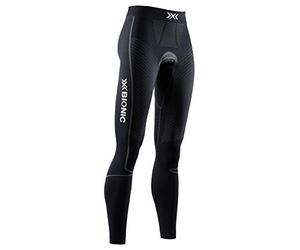 X-Bionic Invent 4.0 Cycling Pants Women Pantalones Largos De Ciclismo Mallas Legging con Una Esponja Acolchada Altamente Respirable para Mujer, Mujer, Black/Charcoal, S