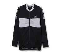 X-Bionic Invent 4.0 Cycling Zip Shirt Long Sleeves Men Bicicleta, Bicicleta De Montaña, MTB, T Shirt tee Shirt Camiseta con Bolsillos para Hombre, Hombre, Black/Charcoal, XXL
