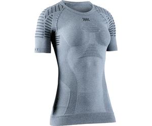 X-Bionic Invent 4.0 Lt Shirt Sh Sl Women, Camiseta, Mujer, Grey Melange/Anthracite, L