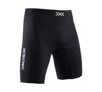 X-Bionic Invent 4.0 Mens Run Speed Shorts - Pantalones Cortos de Running de Alta tecnología con tecnología Retina para un Mayor Rendimiento y Comodidad - Negro/Blanco, XL